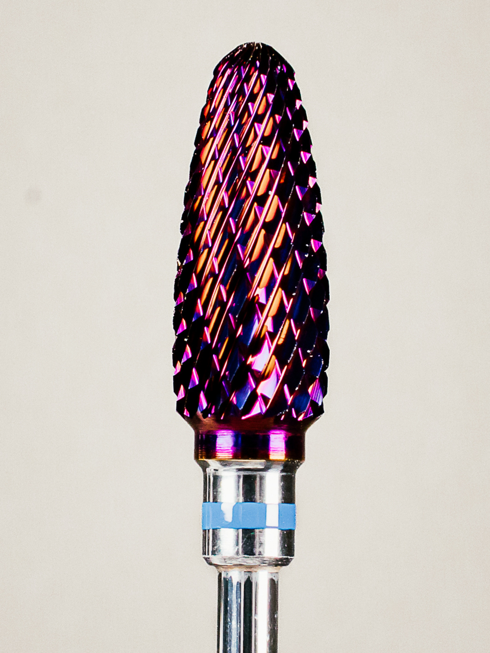The Bluebell - Medium | Flame Shape | Carbide E-file Bit – Purple