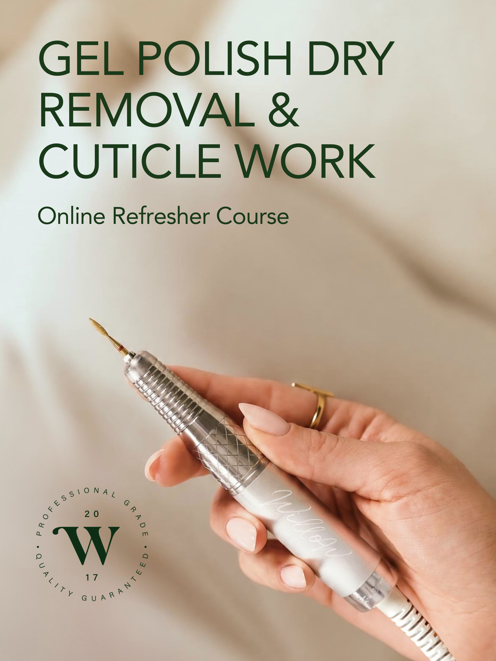 Gel Polish Dry Removal & Cuticle Work Upskill