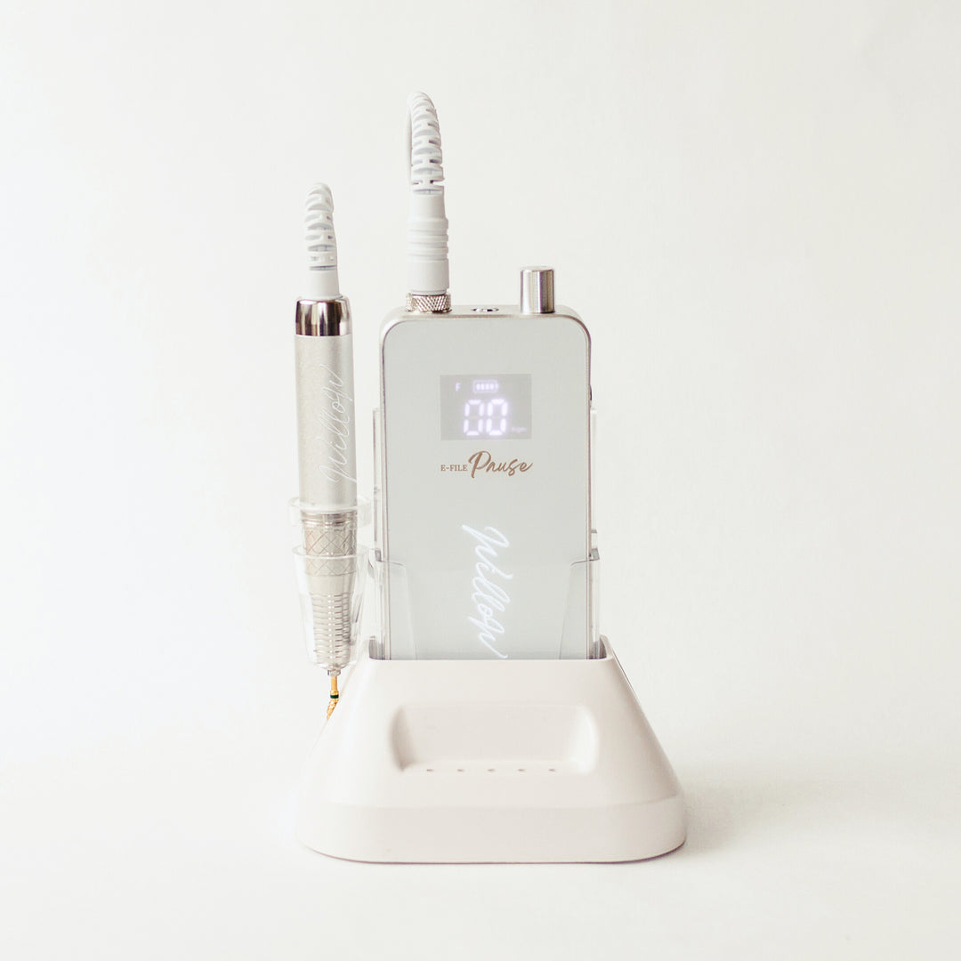 Willow E-file Pause for qualified nail techs wishing to elevate their manicures and pedicures