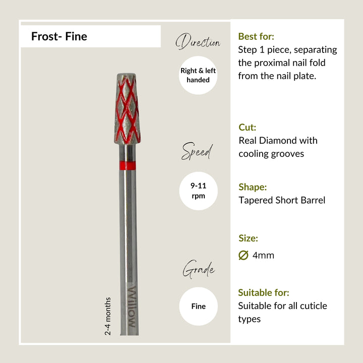 Frost Tapered Barrel - 4mm - Fine