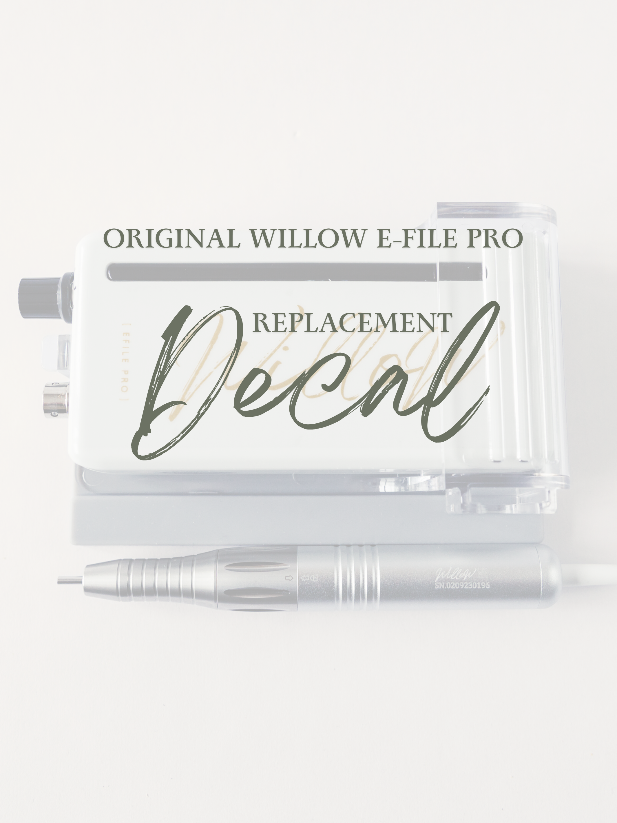 E-file Pro branding: Replacement decal for your E-file Pro – Willow Academy