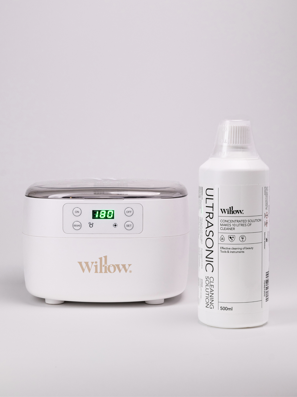Willow Ultra Cleanse + Ultra Sonic Solution Bundle