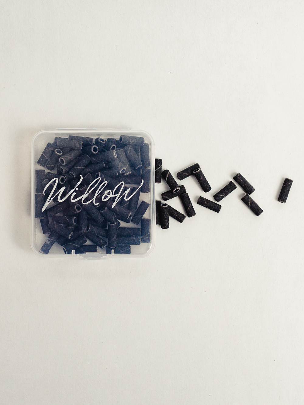 Baby Bands Black | Medium 180 Grit | 3.1mm | Box of 100