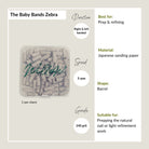 ZEBRA SANDING BANDS AND INFO 