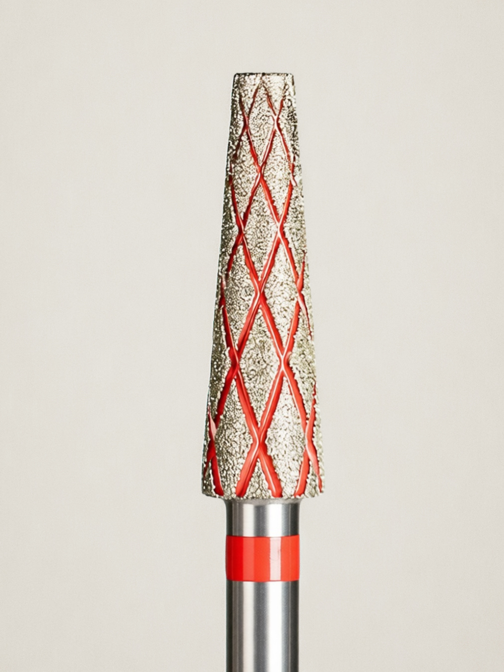 The Bone - Fine | Long Tapered Barrel | Cooling Groove | Diamond E-file Bit – Silver