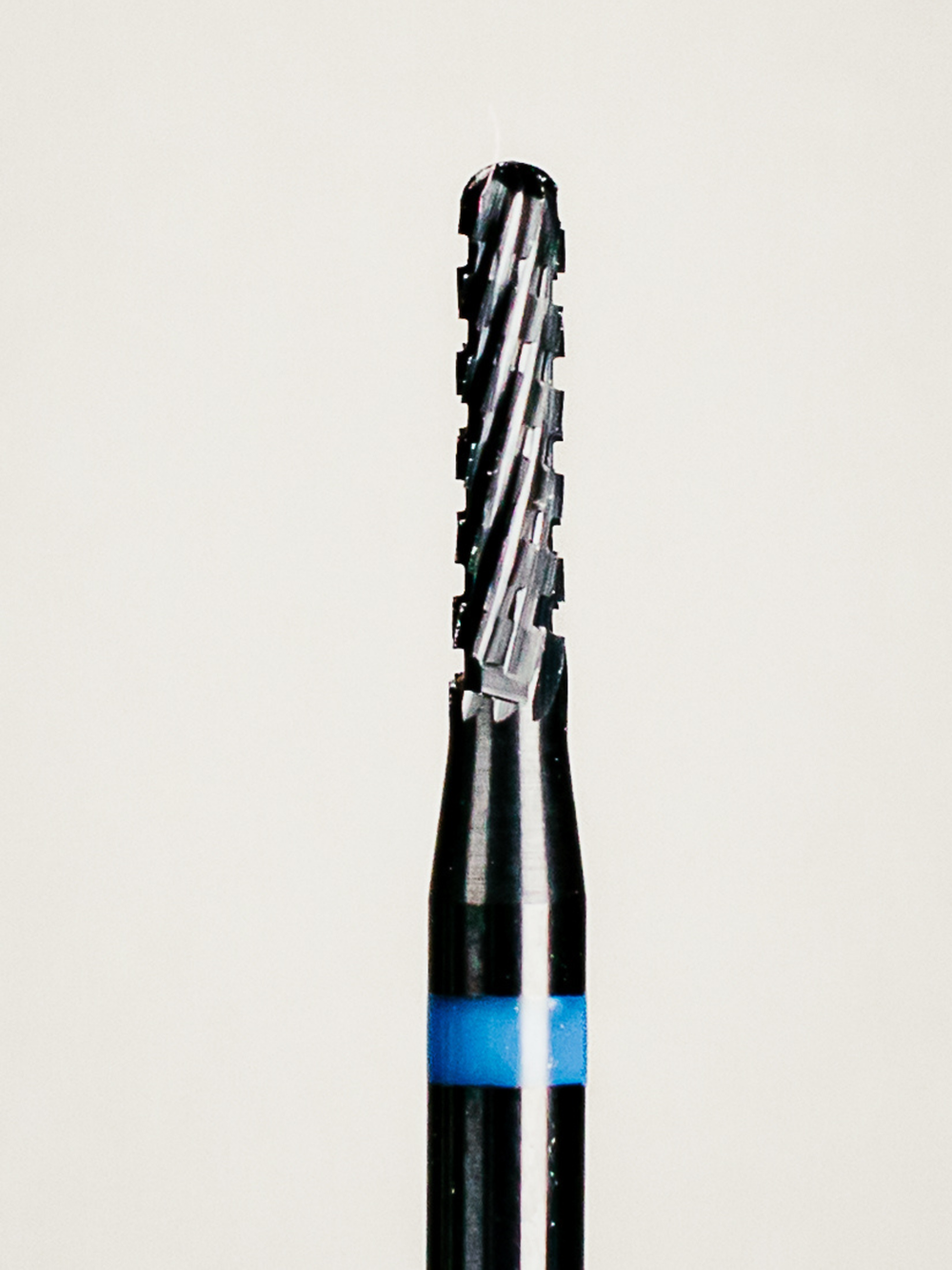 The Clove - Medium | Small Nibbed Cone | Cross Cut Carbide E-file Bit – Black DLC