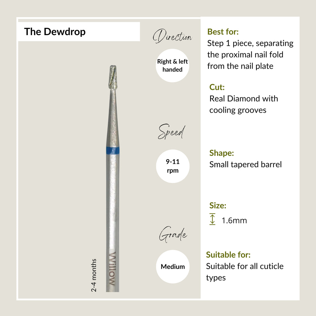 Dewdrop Mini Tapered Barrel - 1.6mm - Medium
