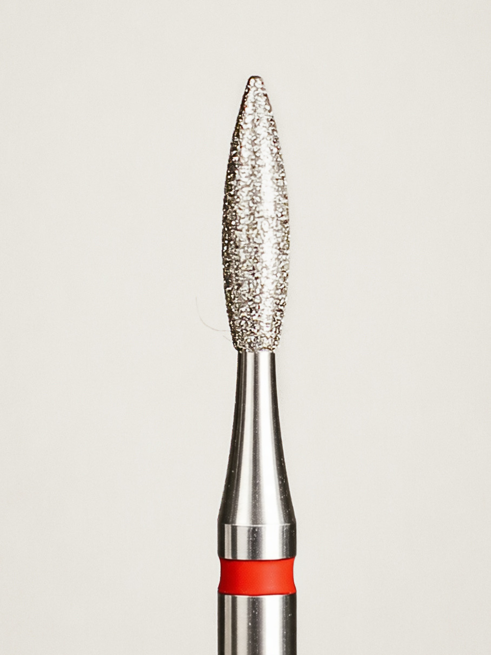 The Flame - Fine | Flame Shape | Diamond E-file Bit – Silver