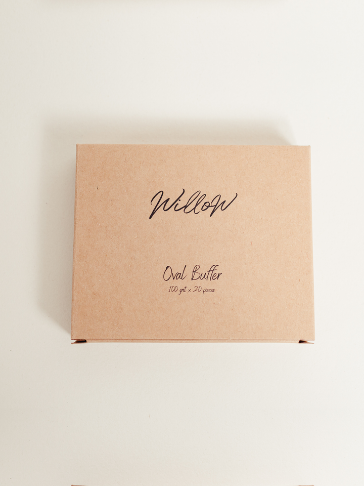 Oval Disposable Buffer 100 grit - 20 pack