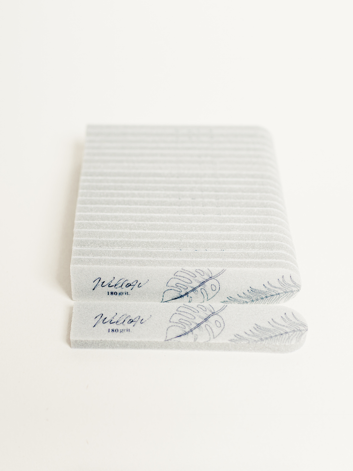 File & Go system: Oval Disposable Buffer 180 grit - 20 pack