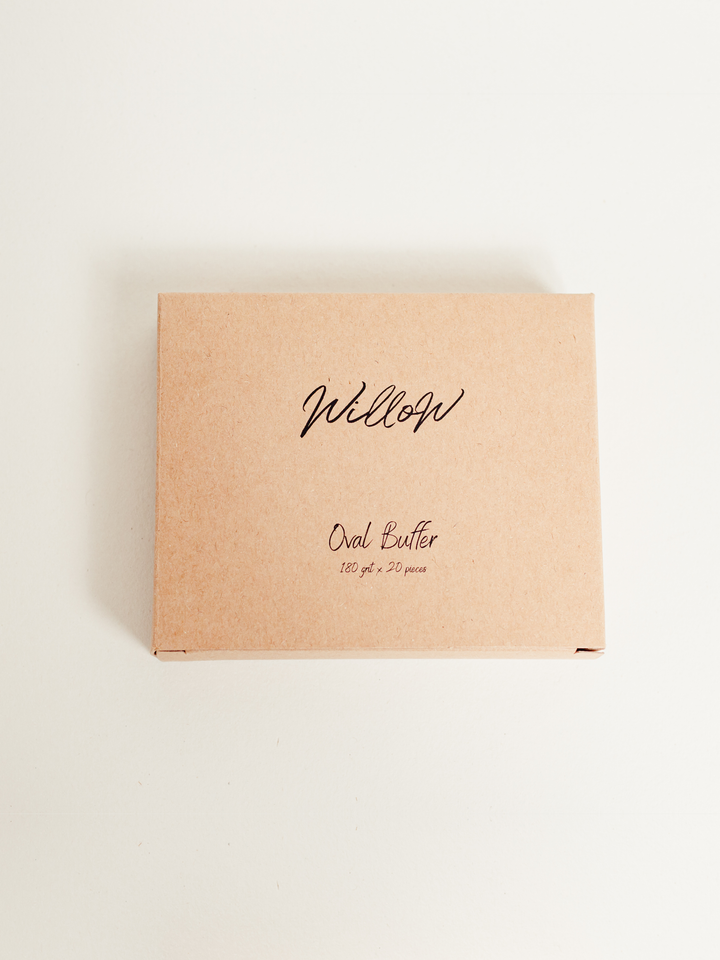 File & Go system: Oval Disposable Buffer 180 grit - 20 pack