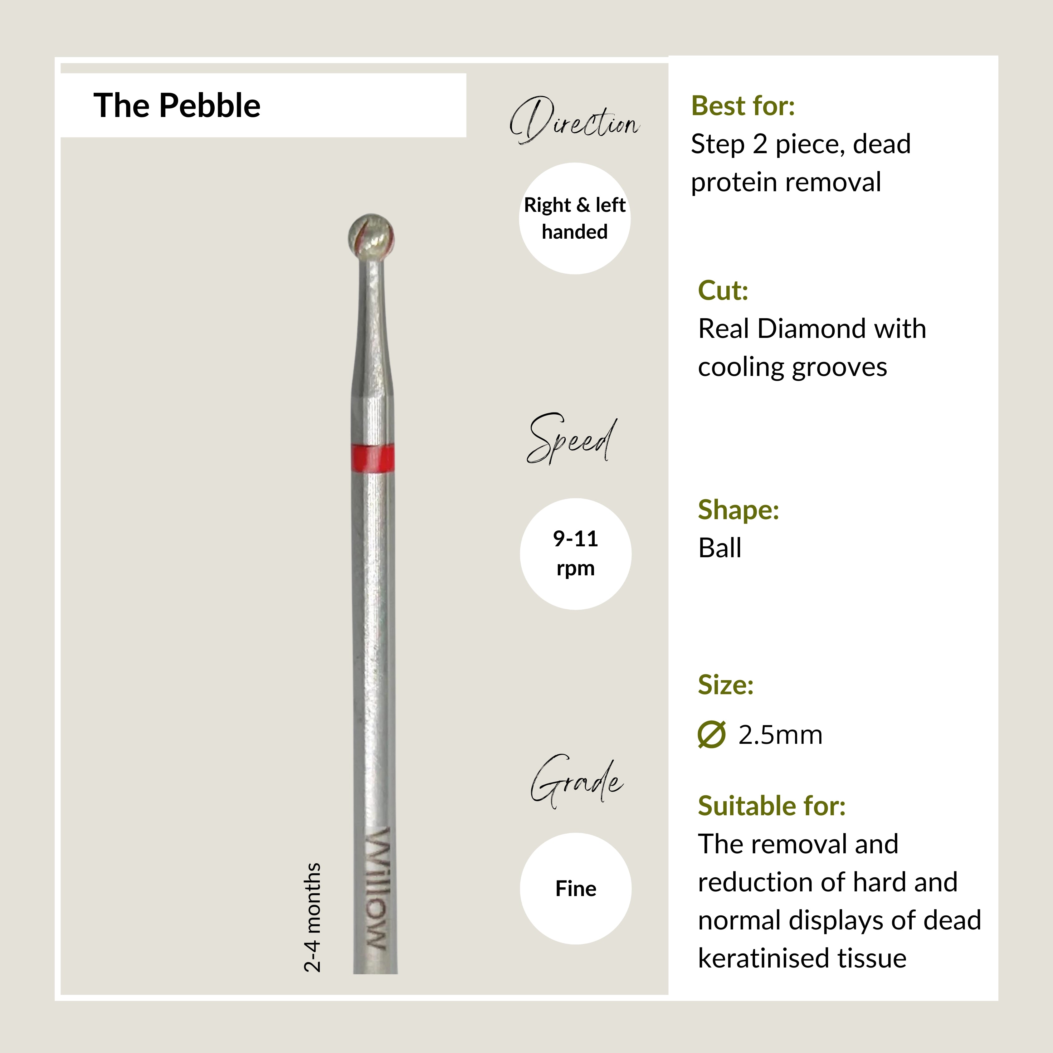 Pebble Ball - 2.5mm - Fine