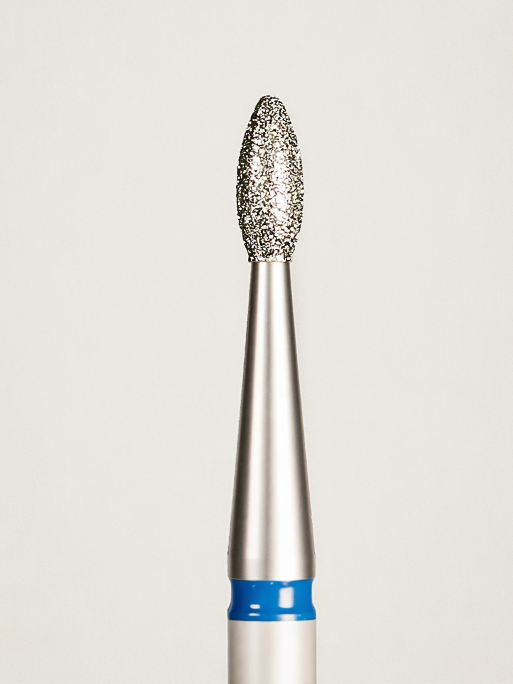 The Pip - Medium | Short Wide Flame Shape | Diamond E-file Bit – Silver
