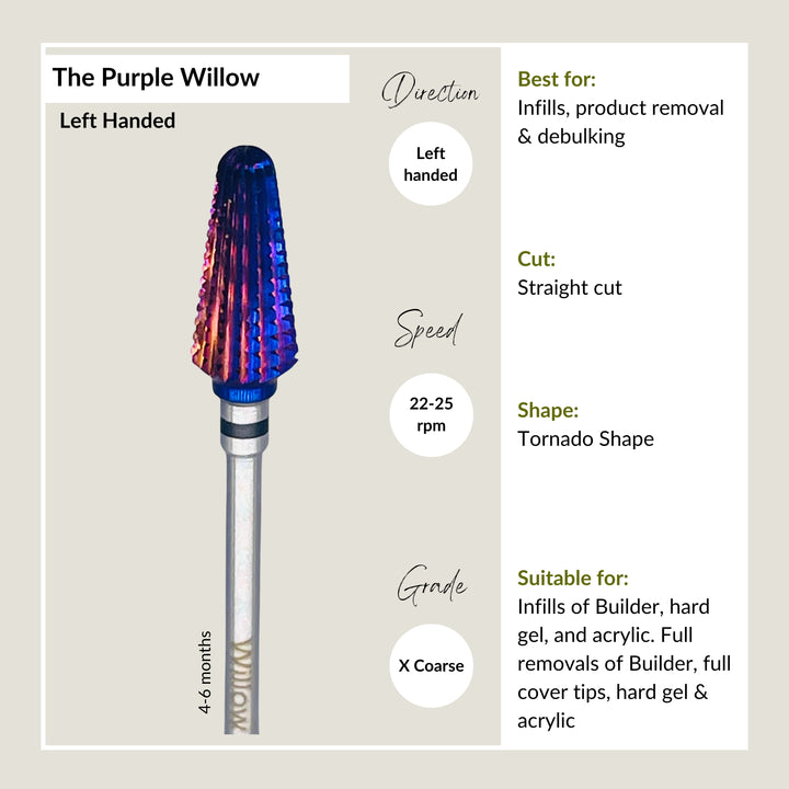 The Purple Willow Left handed - Extra Coarse