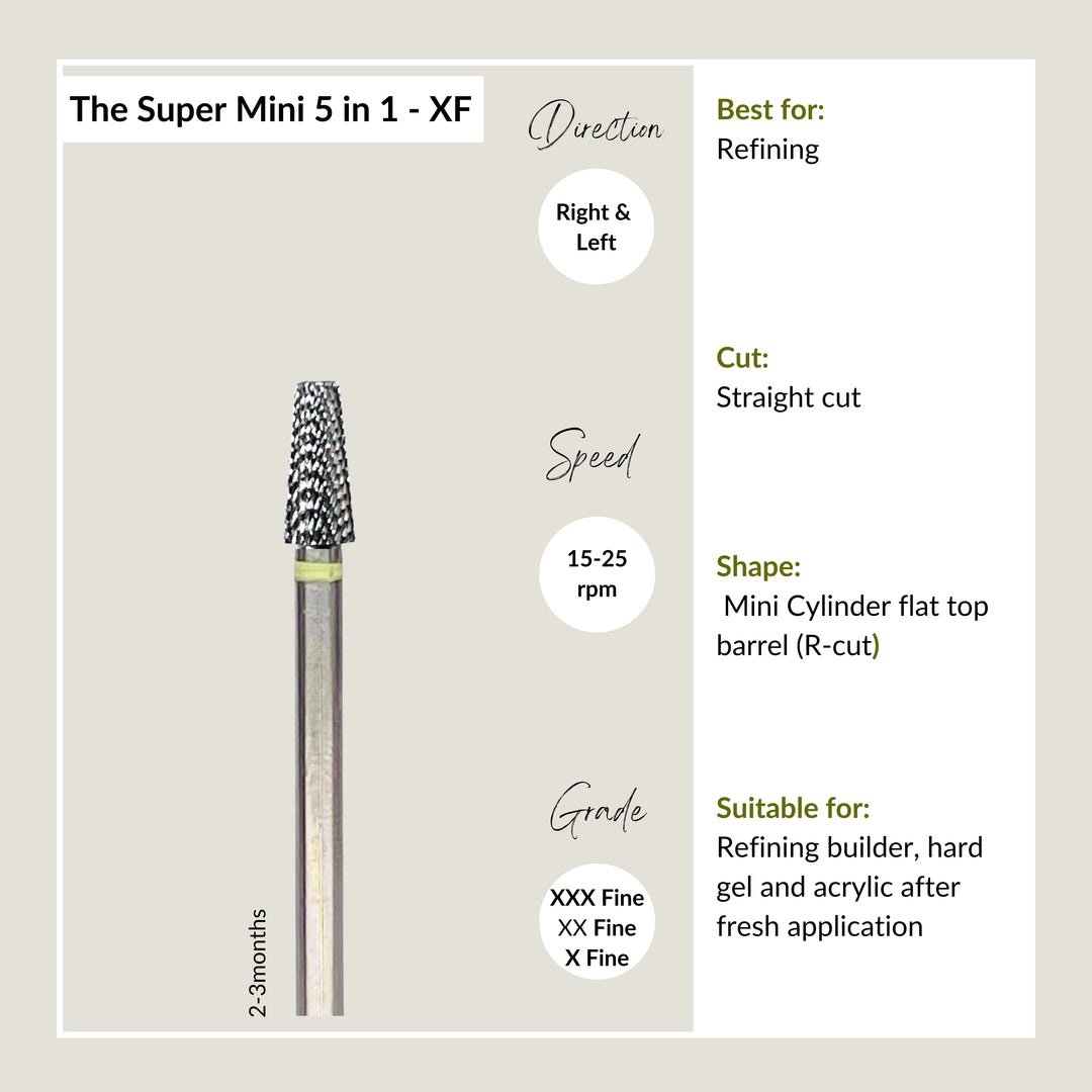 "The Super Mini 5 in 1" - (Extra Fine)
