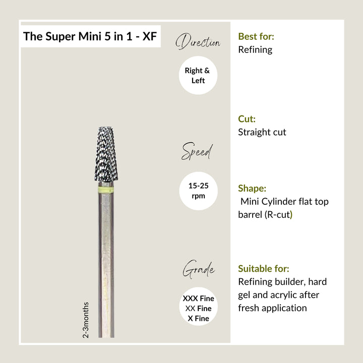 "The Super Mini 5 in 1" - (Extra Fine)